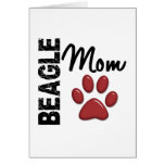 Beagle Mom 2 Greeting Cards