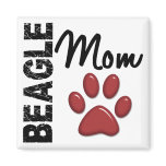 Beagle Mom 2 Magnets