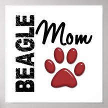 Beagle Mom 2 Print