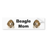Beagle Mom Bumper Sticker