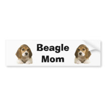 Beagle Mom Bumper Sticker