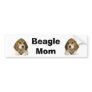 Beagle Mom Bumper Sticker