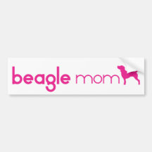 Beagle Mom Bumper Sticker