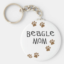 Beagle Mom Keychains