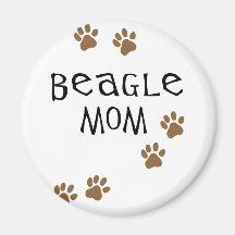 Beagle Mom Magnets