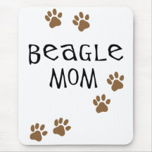 Beagle Mom Mouse Mats