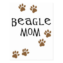 Beagle Mom Postcard