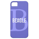 Beagle Monogram iPhone 5 Case