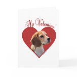 Beagle My Valentine Greeting Cards