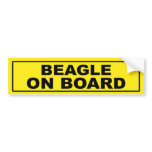 Beagle on Board Bumper Stickers