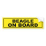 Beagle on Board Bumper Stickers