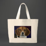 Beagle Painting - Dog Breed Art Canvas Bags