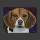 Beagle Painting - Dog Breed Art Postcards