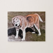beagle painting puzzles