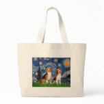 Beagle Pair - Starry Night Bags