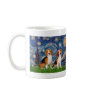 Beagle Pair - Starry Night Coffee Mugs