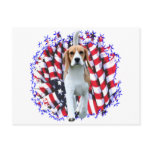 Beagle Patriot Post Card