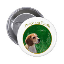 Beagle Peace Pin