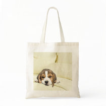 Beagle Pillow Talk Tote Bag