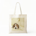 Beagle Pillow Talk Tote Bag
