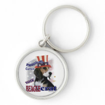 Beagle Political Humor keychains