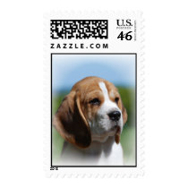 Beagle Postage Stamp