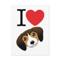 Beagle Postcard