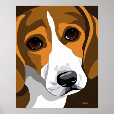 Beagle Poster by waterart
