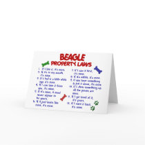 BEAGLE Property Laws 2 cards by poochloverstuff BEAGLE Property Laws 2 cards