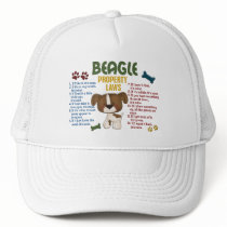 Beagle Property Laws 4 Mesh Hats