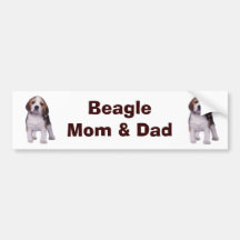 Beagle Pup Bumper Sticker