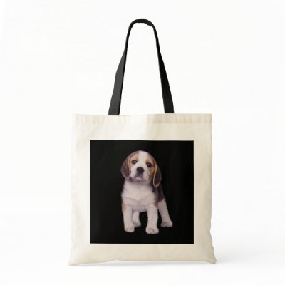 Beagle Pup Tote Bag by normagolden