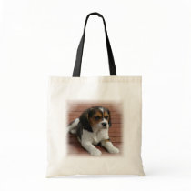 Beagle Puppy Dog Environmental Tote Tote Bags