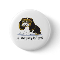 Beagle Puppy Dog Eyes buttons