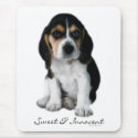 Beagle Puppy Dog mousepads by ironydesign Beagle Puppy Dog mousepads