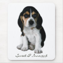 Beagle Puppy Dog mousepads by ironydesign Beagle Puppy Dog mousepads