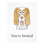 Beagle Puppy Dog. Personalized Invites