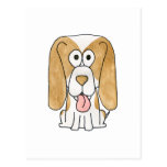 Beagle Puppy Dog. Postcard