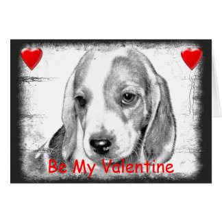 Beagle Valentine Cards | Zazzle