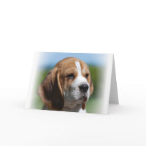 Beagle Puppy Greeting Card