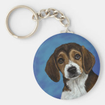 Beagle Puppy Key Chain