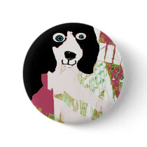 Beagle Puppy Products Pinback Button