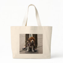 Beagle Puppy Tie bags