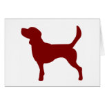 Beagle (Red) Greeting Cards