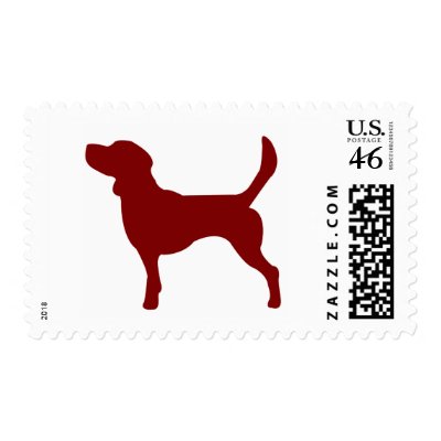 Beagle (Red) Postage by purelypups