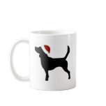 Beagle Santa Hat Coffee Mug