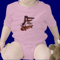 Beagle Skateboarder Shirt by Lotacats Beagle Skateboarder Shirt