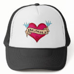 Beagle Tattoo Heart Mesh Hat