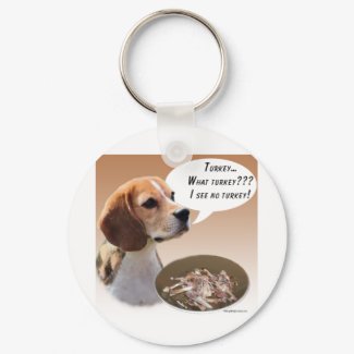 Beagle Turkey keychain