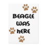 Beagle Was Here Postcard